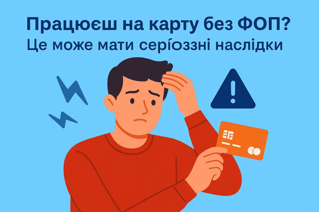 Працюєш на карту без ФОП? Це може мати серйозні наслідки